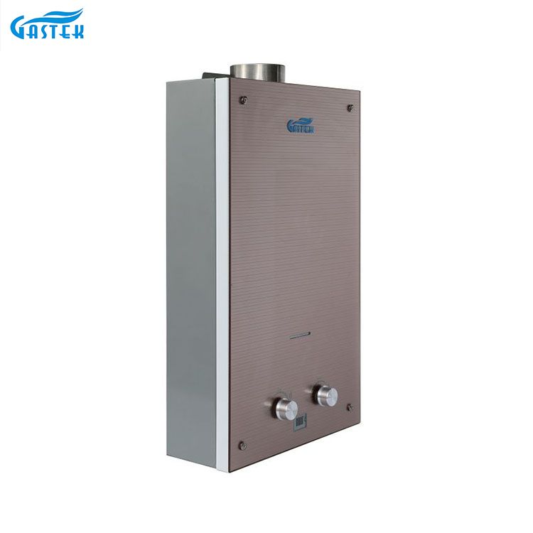 Mutfak için Cam Panel Baca Tipi Duvara Monte Gaz Şofben
