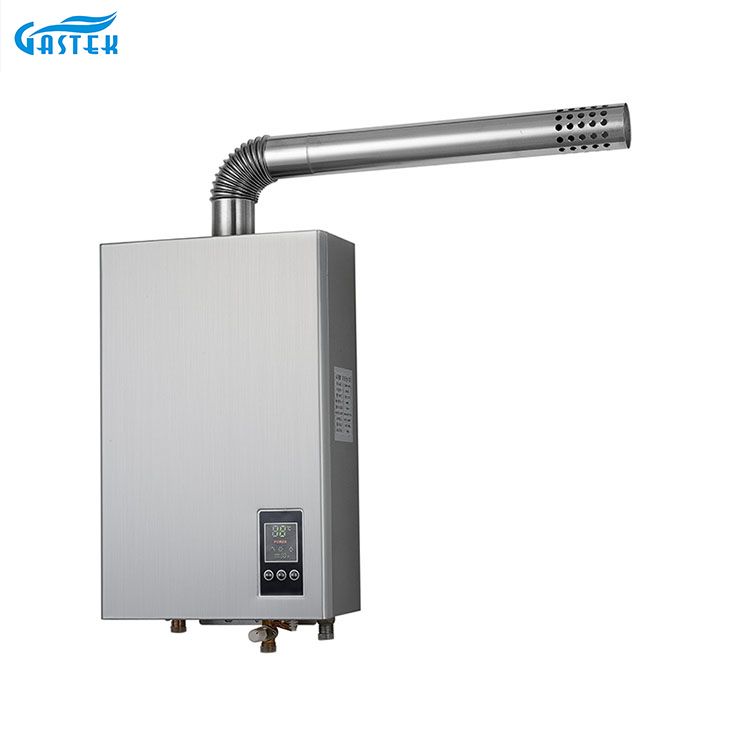 Elektrik 220V 110V Sabit Sıcaklıklı Cebri Tip Kompakt Boyutlu Gazlı Sıcak Su Isıtıcısı
