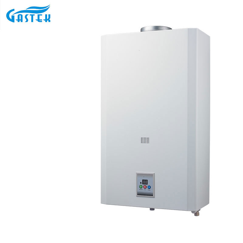 Sabit Sıcaklık 10L 12L 16L 18L Akülü Duvara Monte Tankless Anında LPG Doğal Sıcak Su Gaz Şofben Banyo için