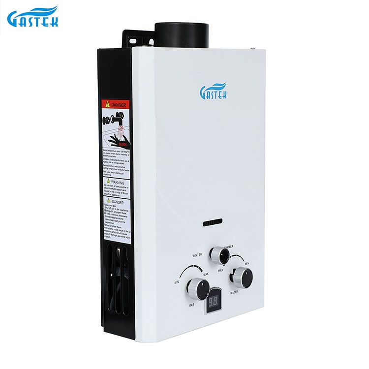 Taşınabilir Kazan Ev Aletleri Duvara Monte Baca Tipi Duş LPG Gaz Şofben Banyo için